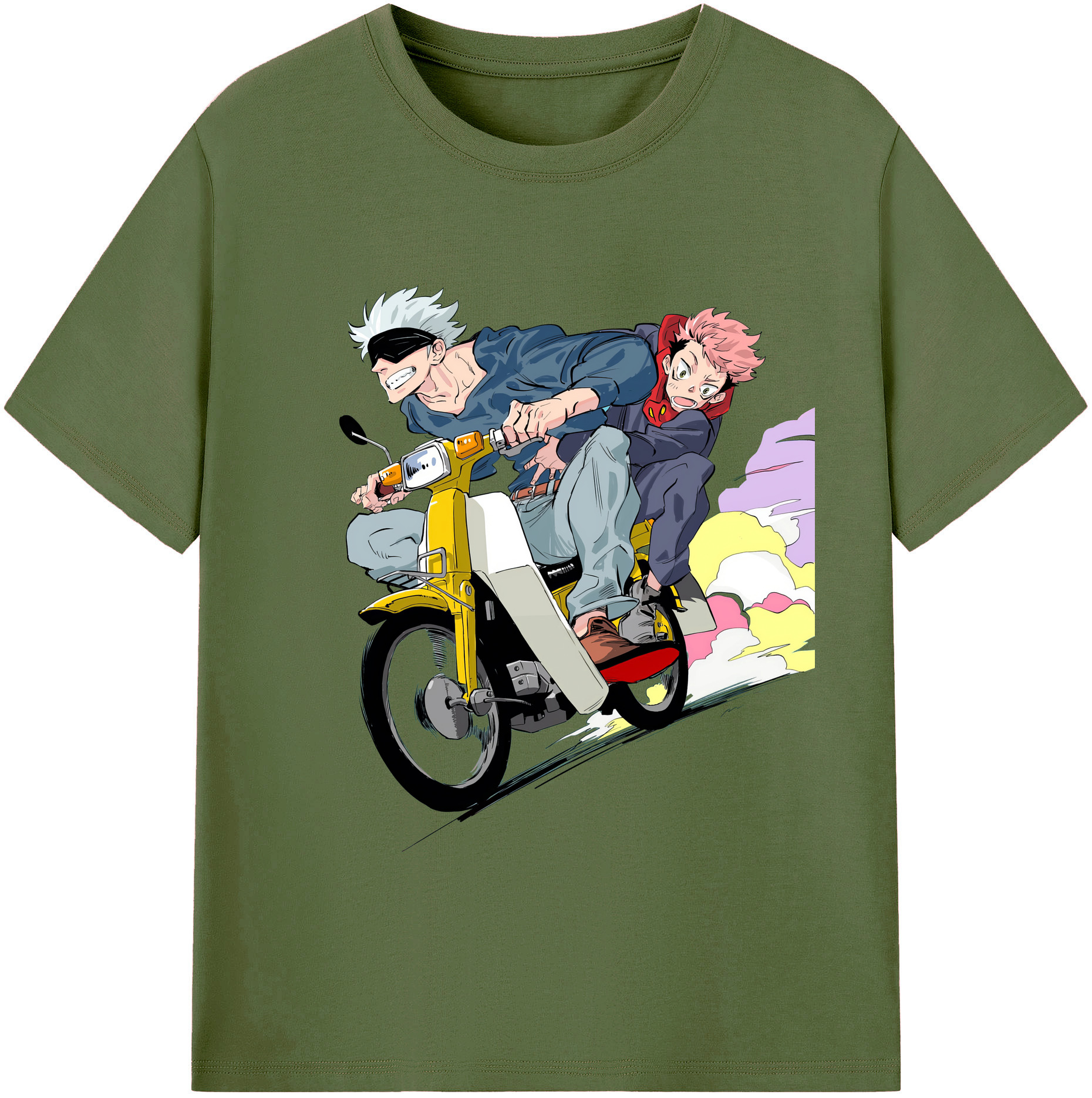 （画像用） 呪術廻戦 Jujutsu Kaisen 綿100％半袖Tシャツ（フロントプリント）